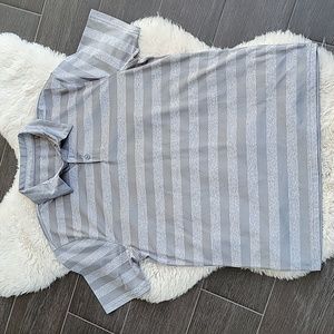 Old Navy Active Striped Polo sz S